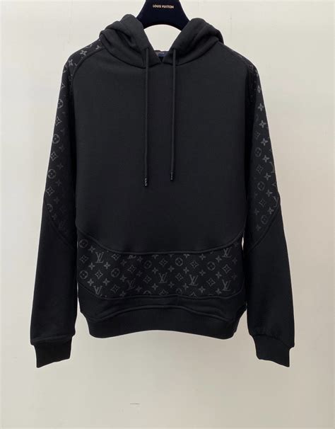 louis vuitton monogram circle cut hoodie|Monogram Zipped Velvet Hoodie .